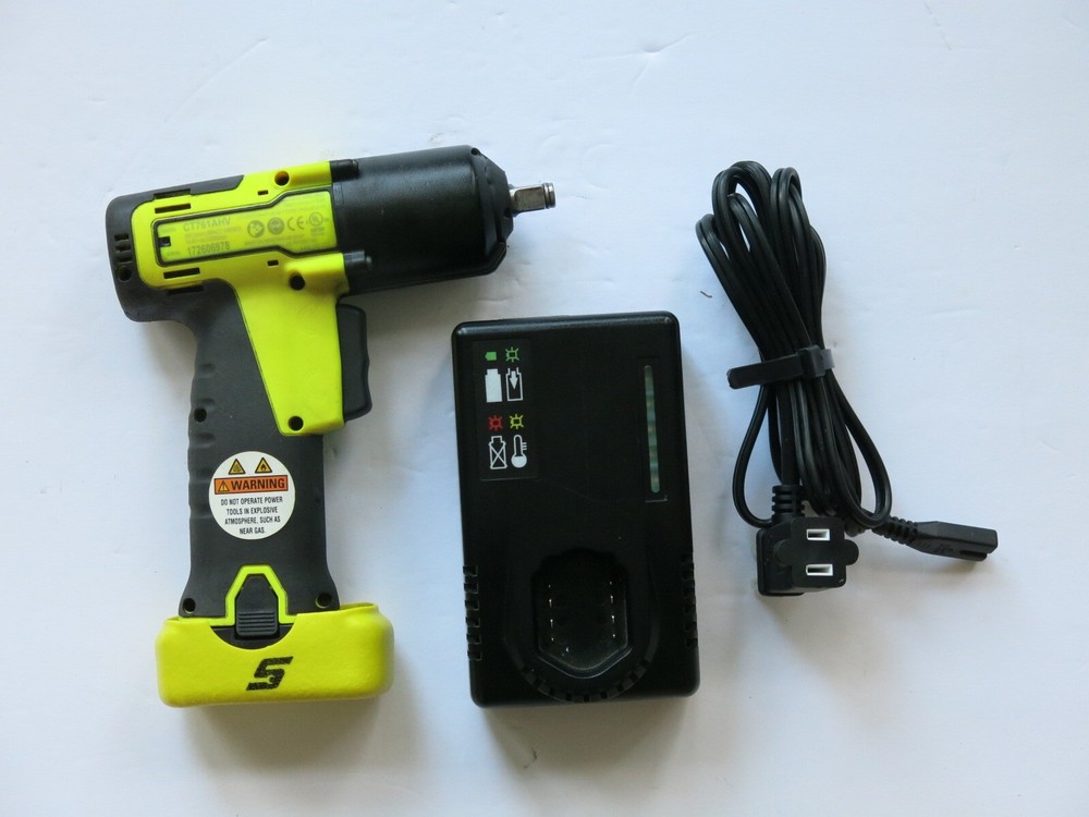 Snap-on Tools CT761 14.4v 3/8" Drill Cordless Impact Wrench Battery & Charger