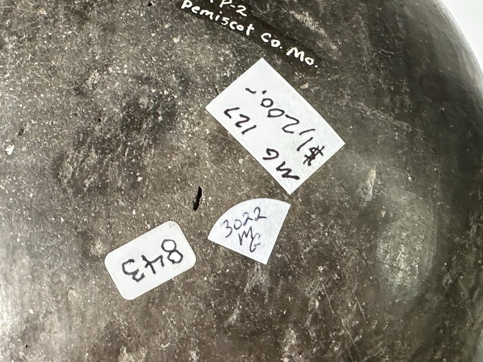 RARE FROG EFFIGY POTTERY BOWL, PEMISCOT CO. MISSOURI POT, EX GANT, FITZGERALD