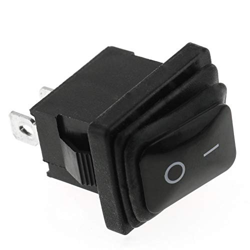 Waterproof Rocker Toggle Switch Waterproof Rocker Switch, Black