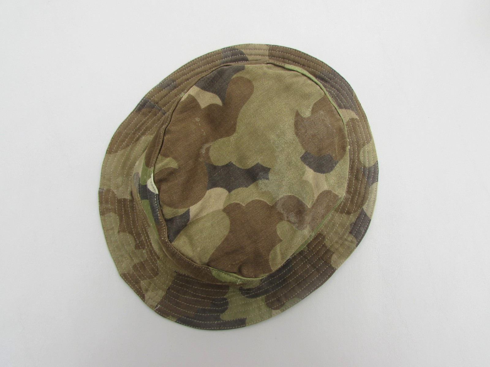 ORIGINAL SOUTH VIETNAM TAILOR MADE POLICE FIELD FORCE CLOUD CAMO BOONIE HAT RVN