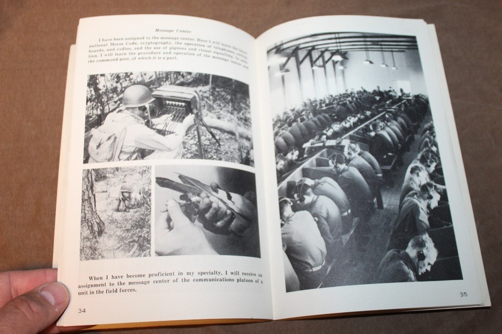 Original WW2 U.S. Army "IRTC" Infantry Training "I am a Doughboy" Booklet