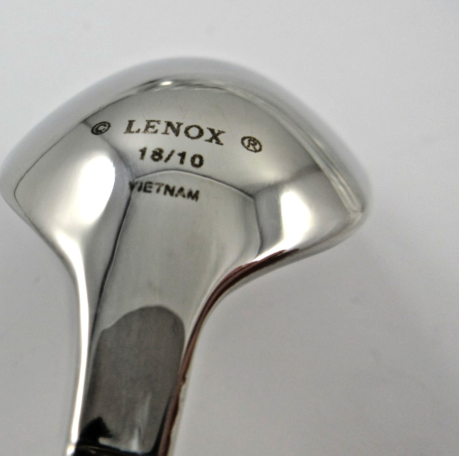 Lenox URBANE 6 Iced Tea Spoons Glossy 18/10 Stainless Steel Flatware