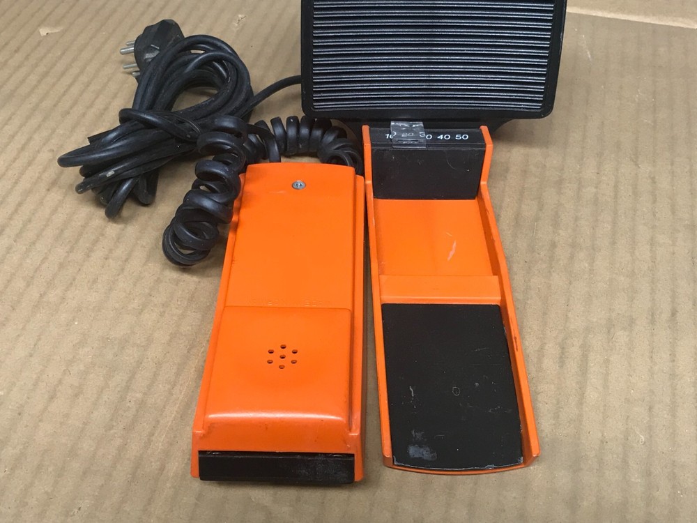 Vintage Stentofon Intercom Unit - Orange - Excellent Condition
