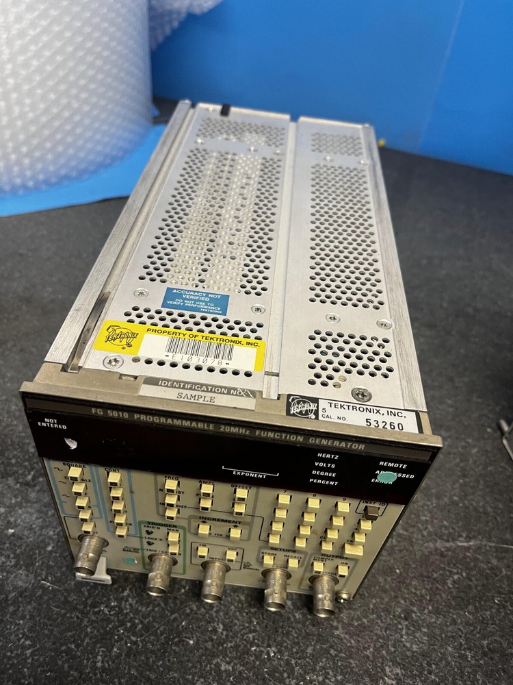 1dd Tektronix FG 5010 Programmable 20mhz Function Generator Tested
