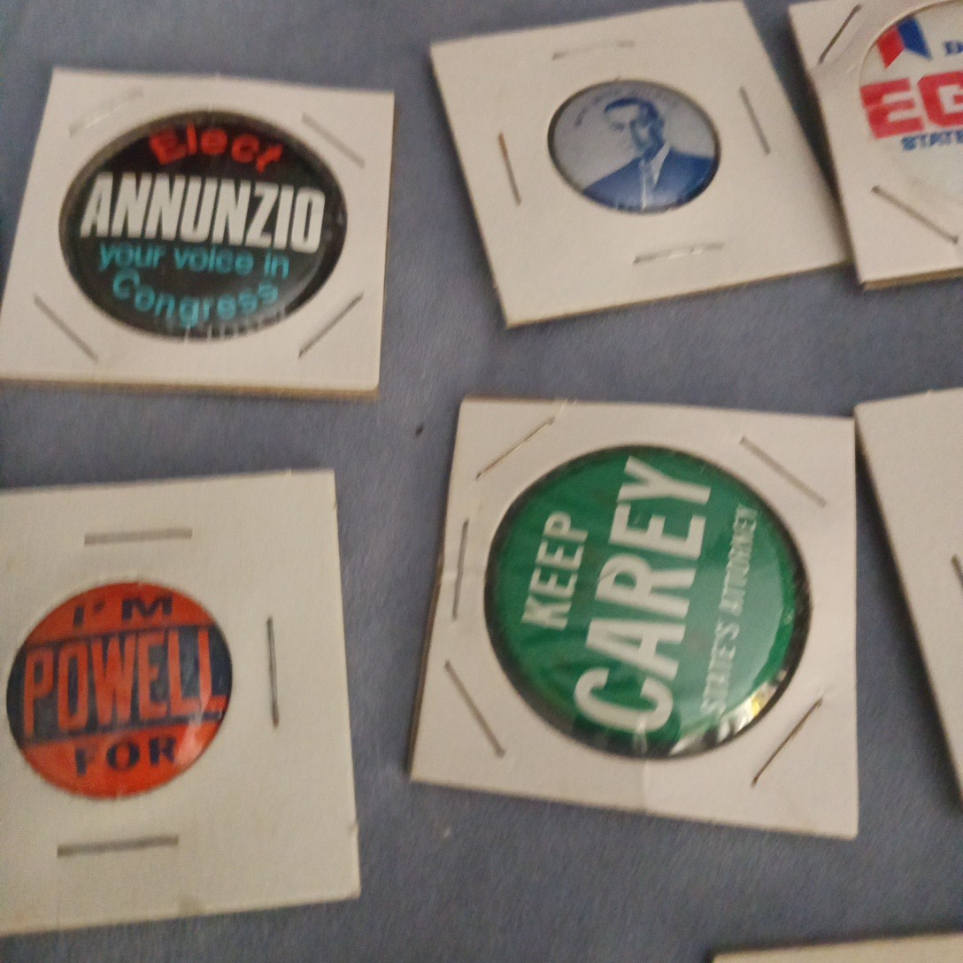 Lot of 40 Chicago Illinois local political pinback button pin.1960-1980s