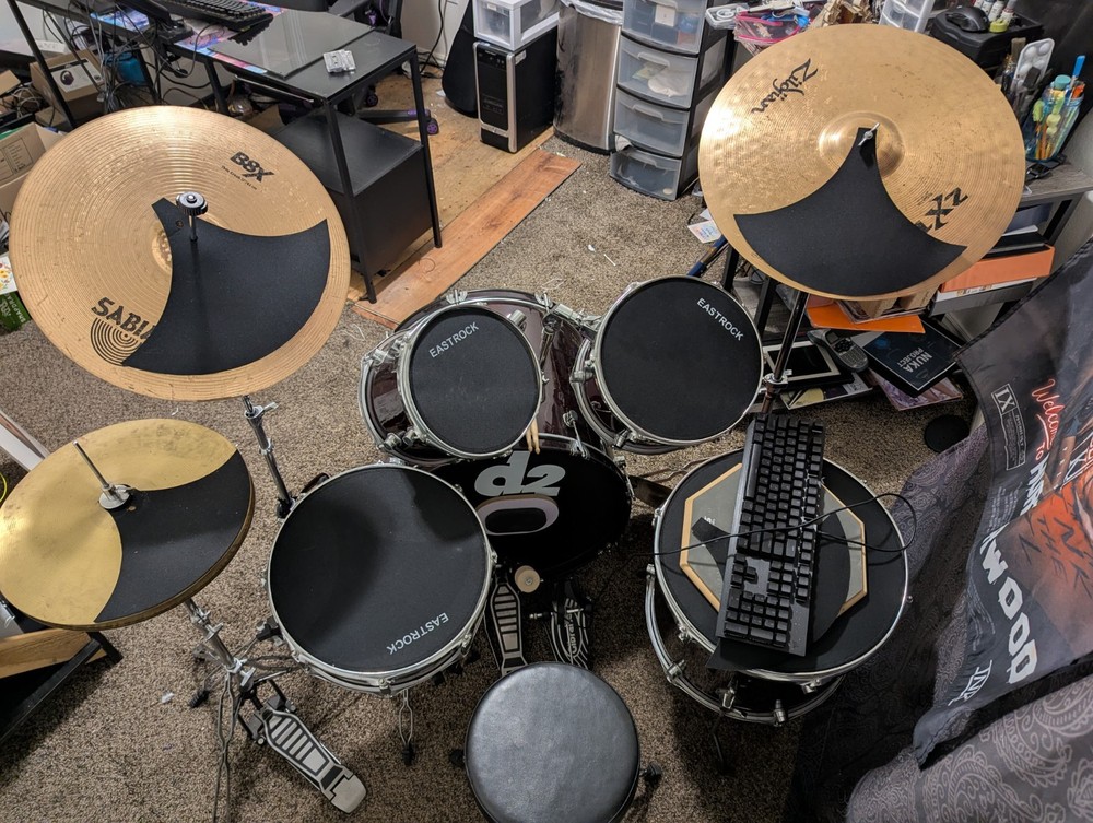 🥁 DDRUM D2 ACOUSTIC DRUM SET + CYMBALS, HARDWARE, THRONE & BEGINNER EXTRAS 🥁