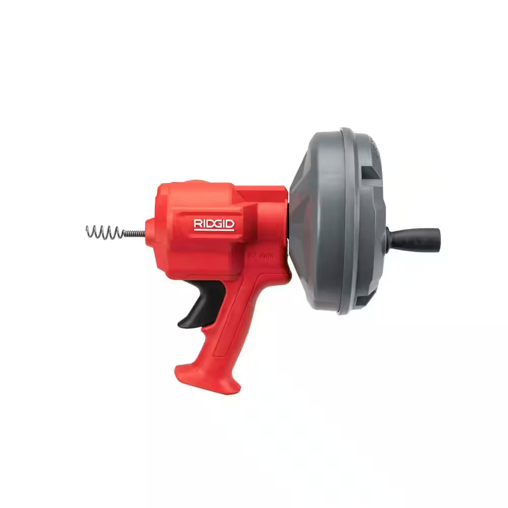 EZ SPIN Drain Cleaning Snake Auger