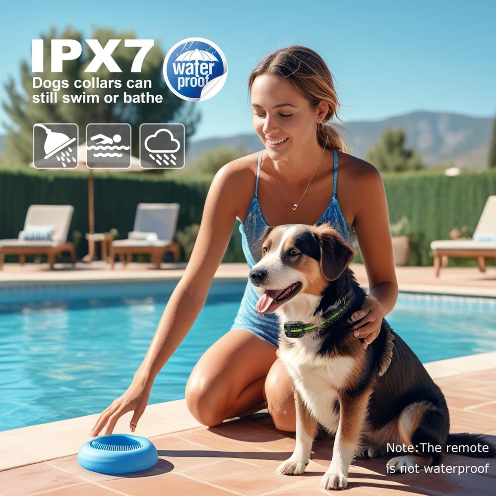 Dog Training Collar with Remote, 2600FT Range, 4 Training Modes Beep, Shake, ...