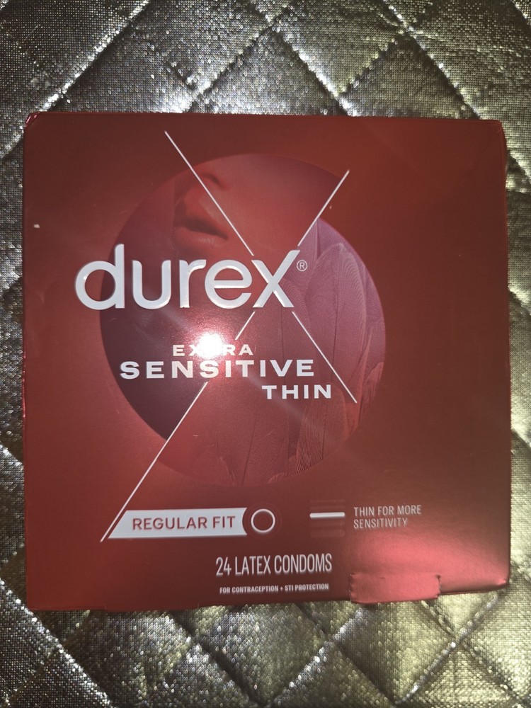Durex Extra Sensitive Thin Condoms 24 Ct
