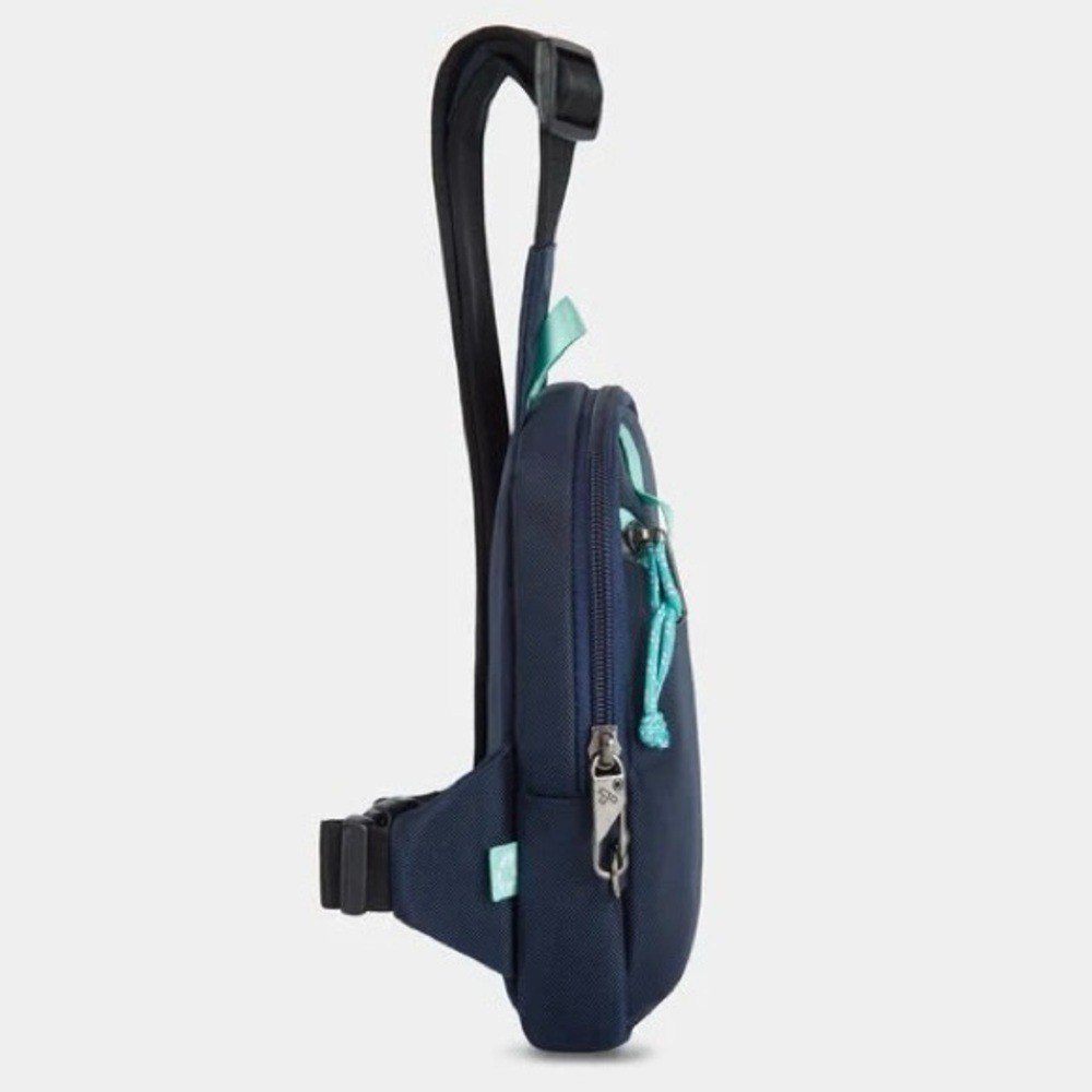 Travelon Anti-Theft Greenlander Compact Sling Bag, Galaxy Blue