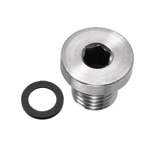 M12 x 1.5 Stainless Steel Pipe Plug, Internal Hex Head Socket Pipe Fitting |