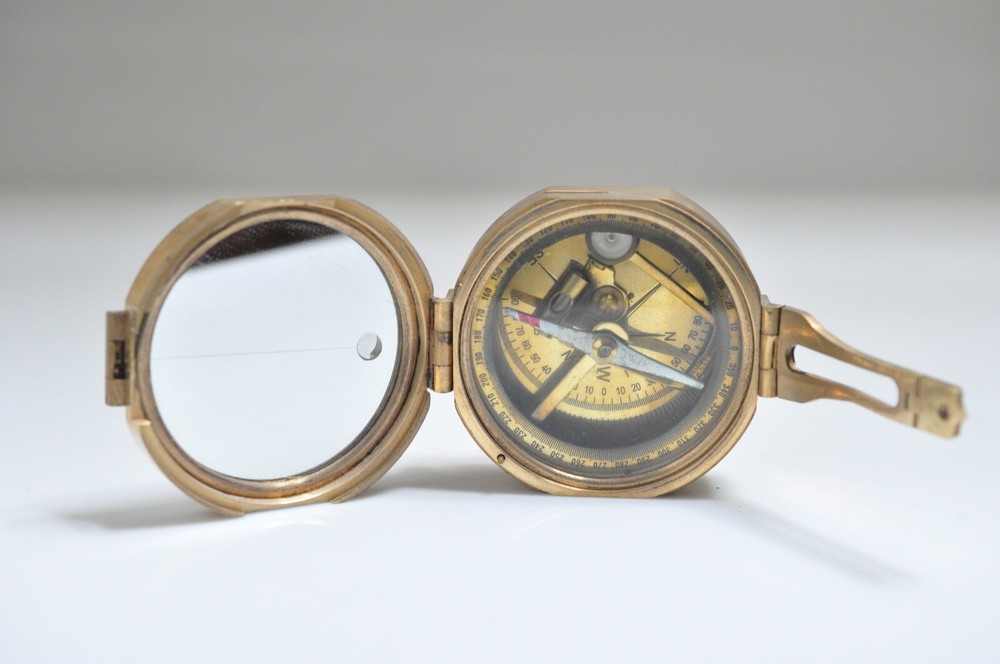 India Antique Compass Brass Compass