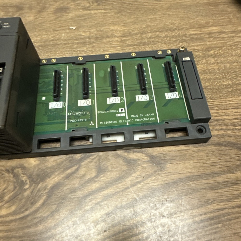 Mitsubishgi,A1SJHCPU,Melsec CPU w/5 Slot Rack