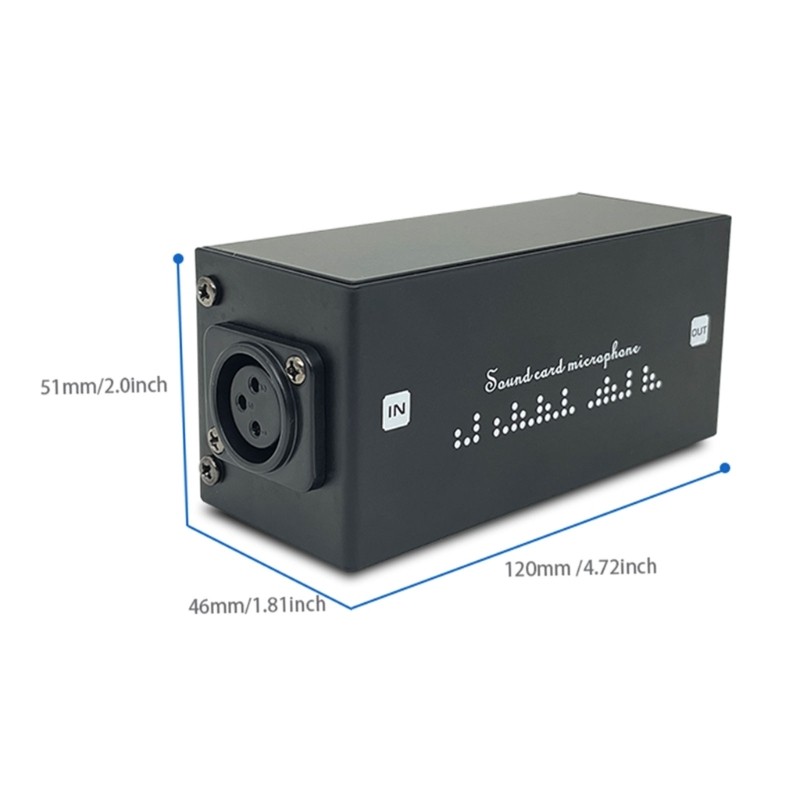 Microphone Preamp Sounds Boosters Dynamic Preamp for Broadcast and Podcasts