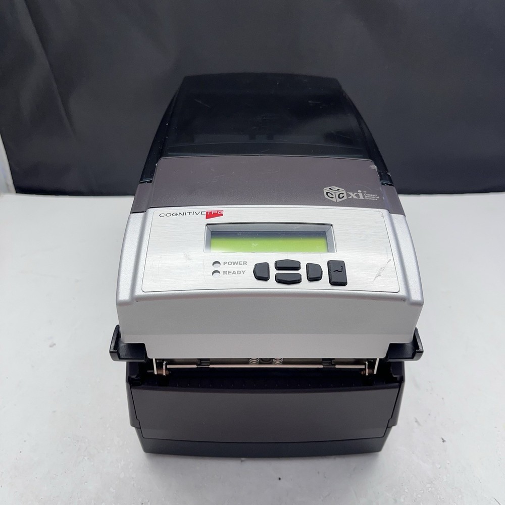 Cognitive TPG CXT4-1300 Thermal Barcode Label Printer Sold As Is D3