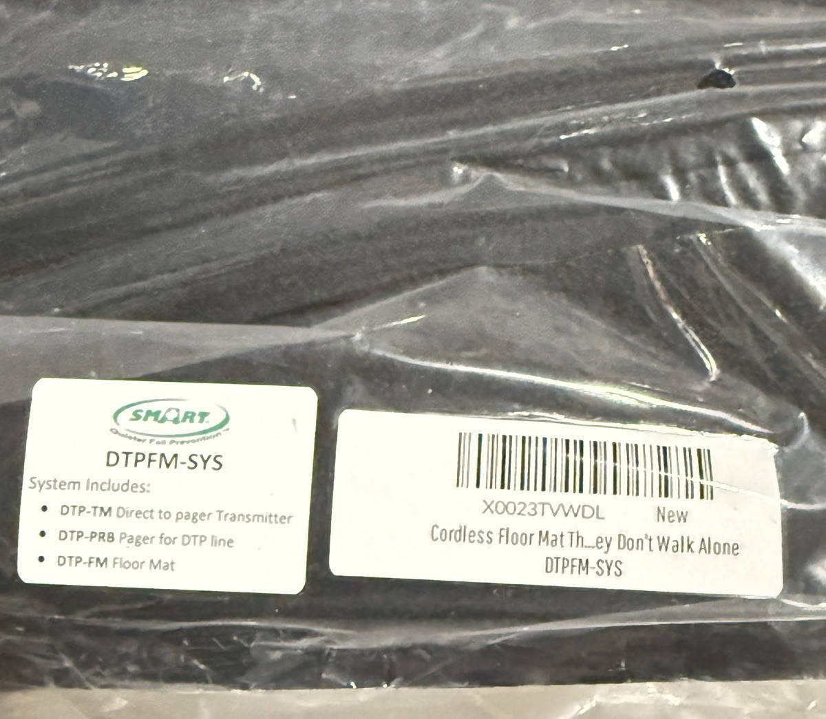 Smart Caregiver Cordless Floor Mat Fall Prevention Pager, Mat, DTP Line Safety