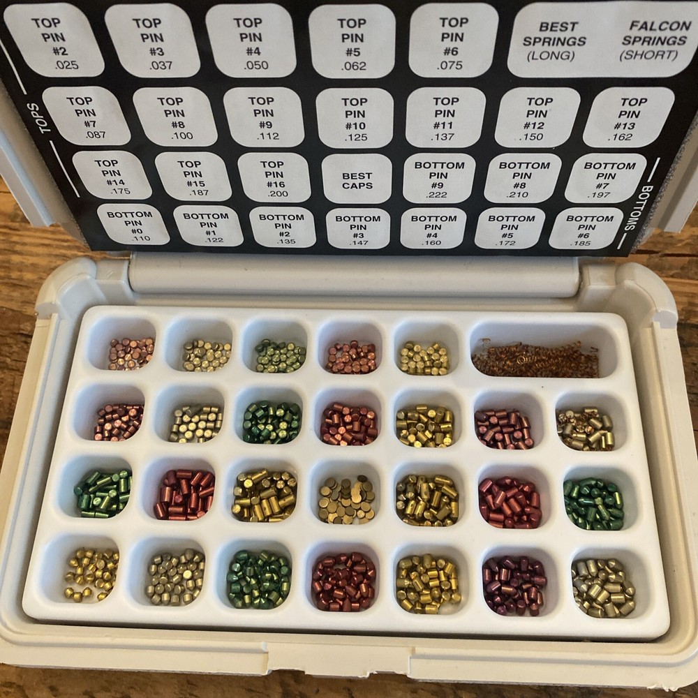 LAB Mini DUR-X LMDICC Pin Kit For Re-Pinning Interchangeable Core Lock Systems