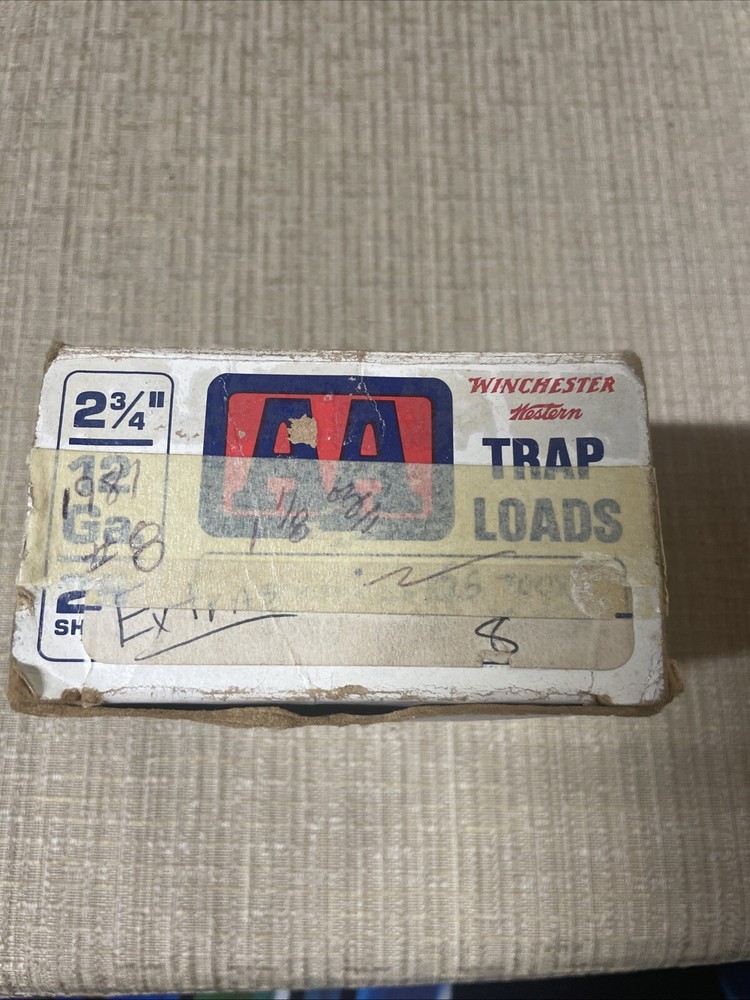 Winchester Western Double A "AA" Trap Loads 12 Ga. With 13 Empty Shells & Box