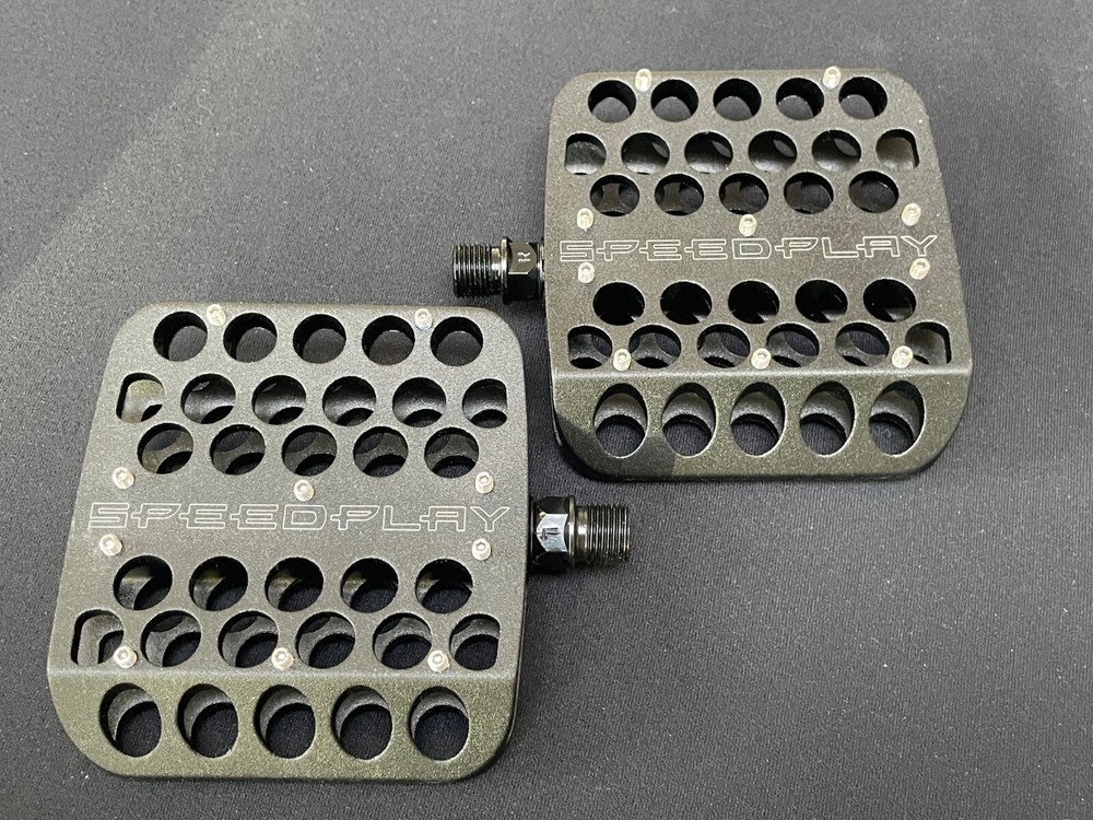 Speedplay Drillium platform pedals, Black, NEW