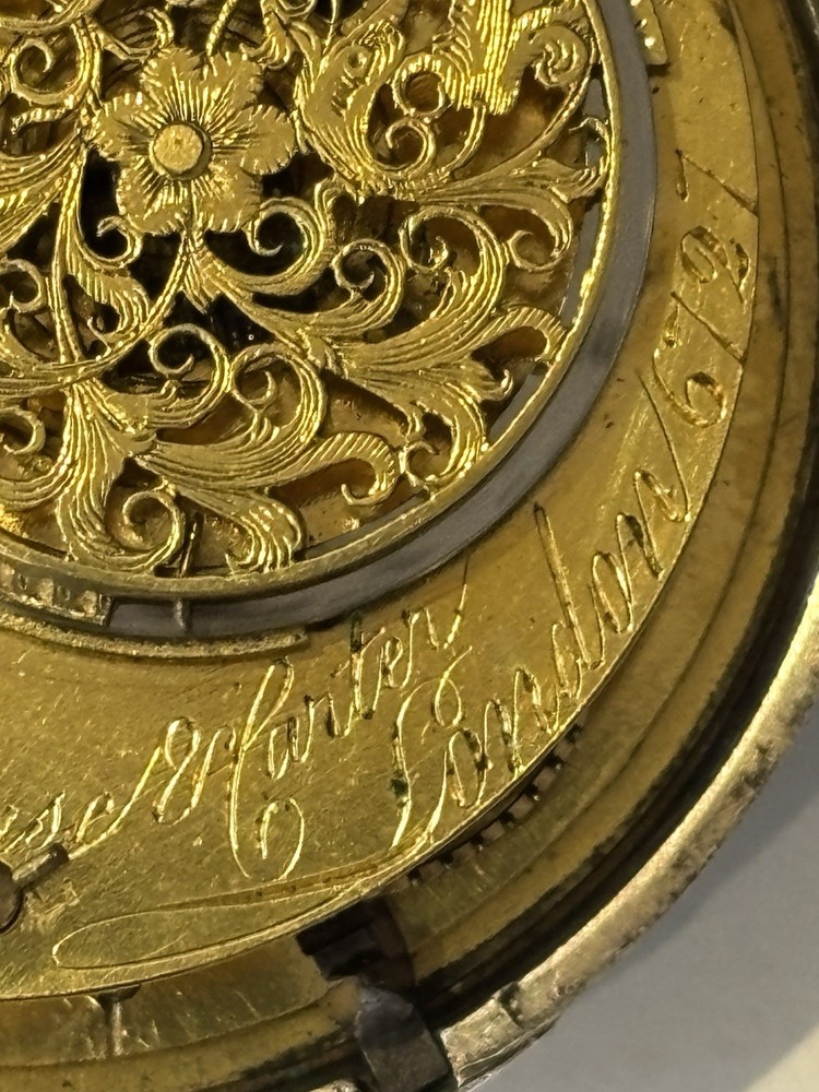 Georgian Pair Cased Silver Fusee Pocket Watch