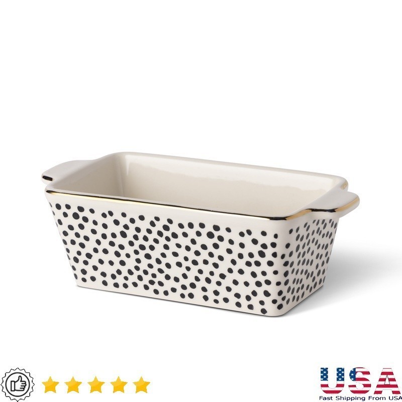 Ceramic Mini Loaf Dish Non-Stick Oven Safe Baking Pan Kitchen Bakeware New