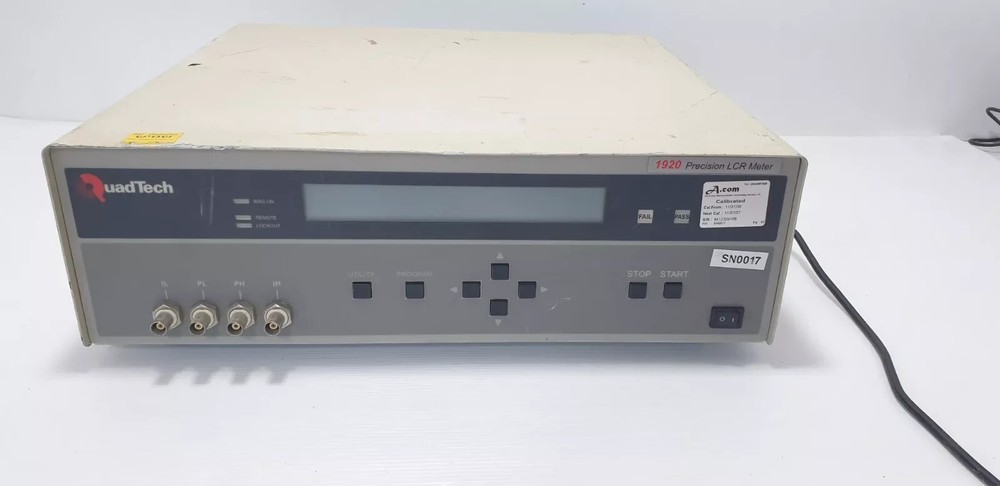 QuadTech IET 1920 Precision LCR Meter Tested basic functionality 20 Hz to 1 MHz