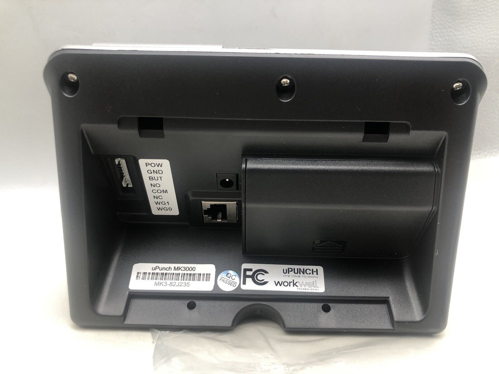 uPunch MK3000 Face & Fingerprint Terminal Recognition Time Clock... *READ DESC..