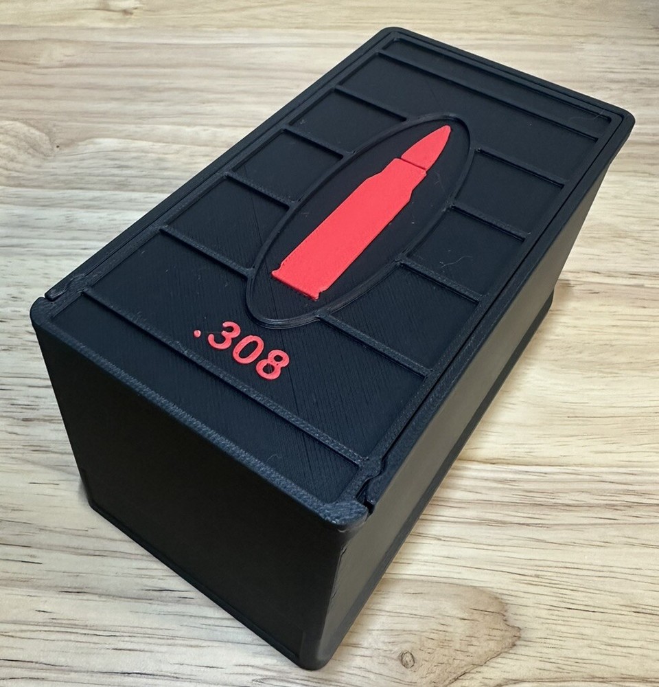 .308 / 7.62x51mm Ammo Box 50rd Capacity (3 Pack)