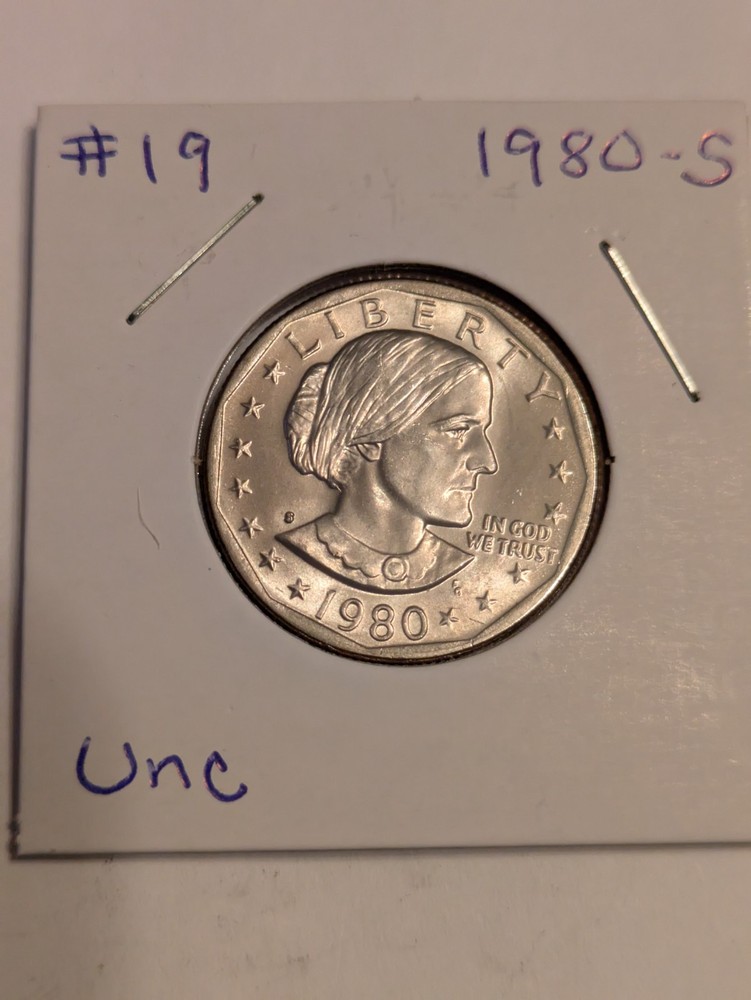 1980-S Susan B Anthony Dollar Unc
