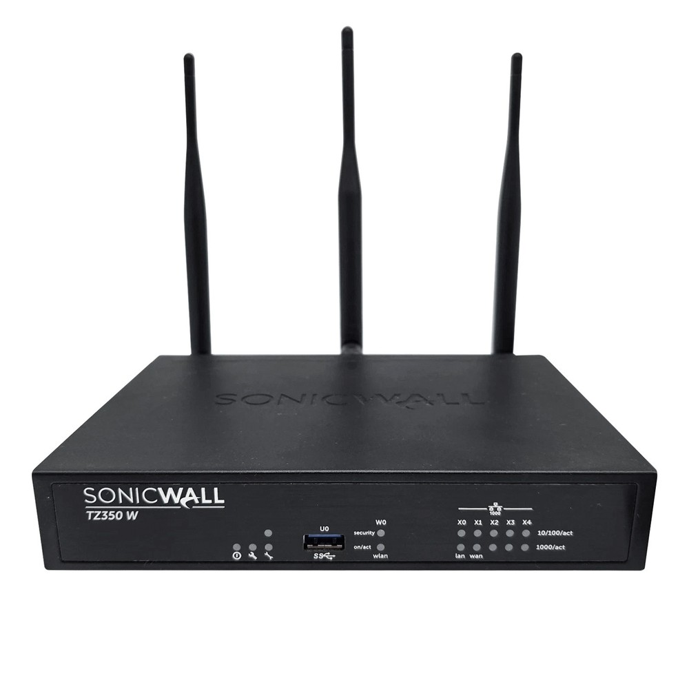 SonicWall TZ350W Wireless Network Security Appliance Firewall 02-SSC-1852