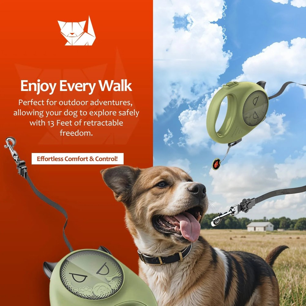 Cheeky Imp Retractable Pet Leash