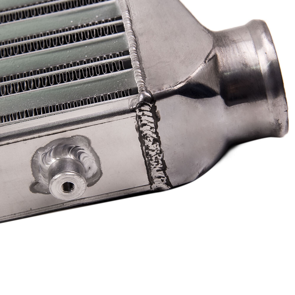 Universal Turbo Intercooler 27"x7"x2.5" & 2.5" Aluminum Pipe Tube & Couplers Kit