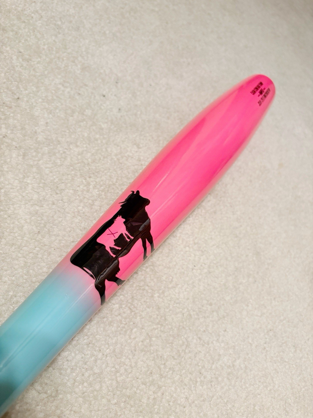 TANK Hybrid Handle Torpedo Maple Wood Baseball Bat 33in 29.3oz. Blue / Neon Pink