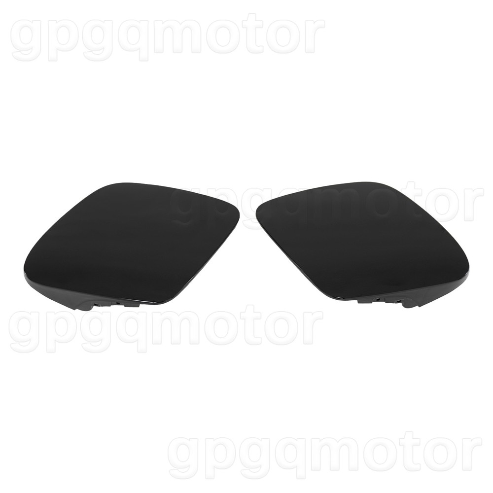 For Corvette C5 97-2004 Gloss Black Pair Front Headlight Cover Beezl Replacement