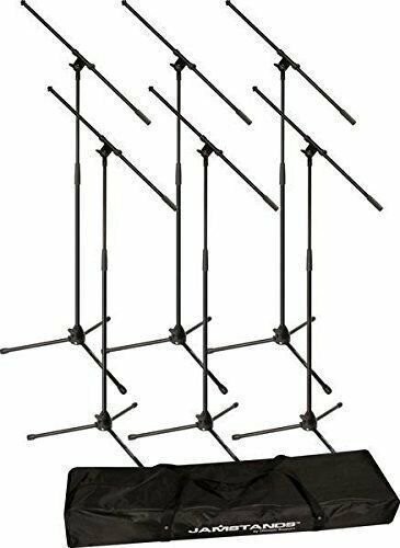 Ultimate Support JS-MCFB6PK JamStands Series 6-Pack Tripod Mic Stand Bundle