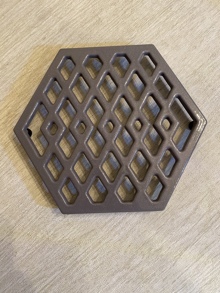 Cast Iron Trivets Set Of 2 Gray