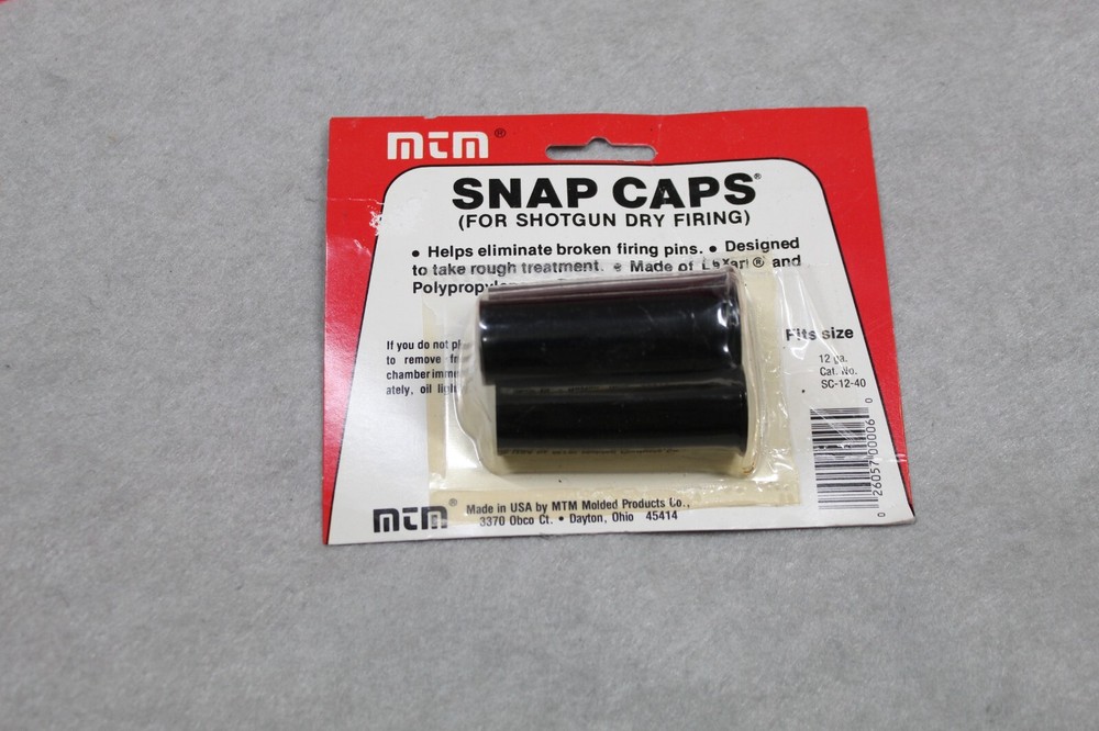 MTM 12 gauge snap caps NOS
