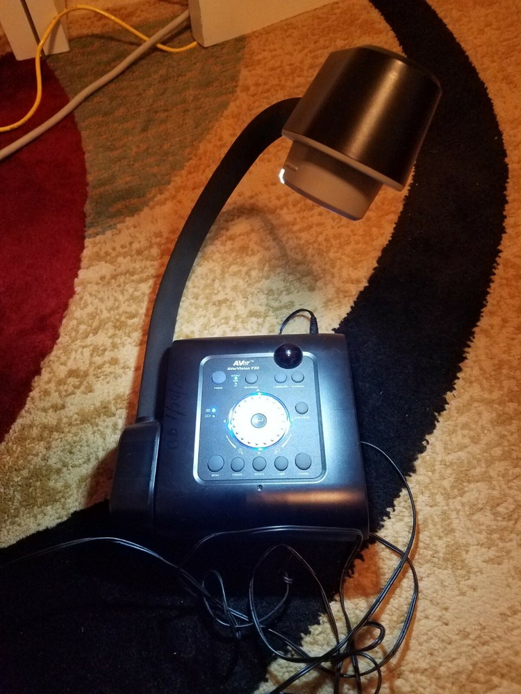 AVer AVerVision F50 Flexible Arm Visualizer Portable Overhead Document Camera.