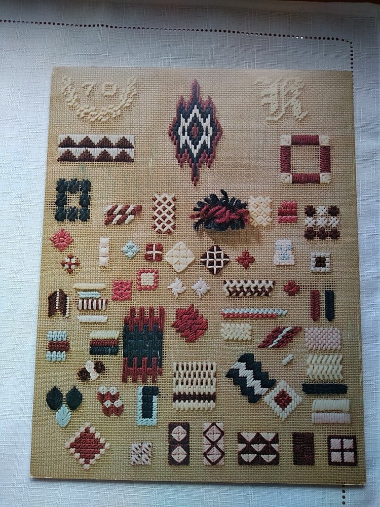 2 Needlepoint Pattern Instruction Books: The Pattern Library/Needlepoint & You