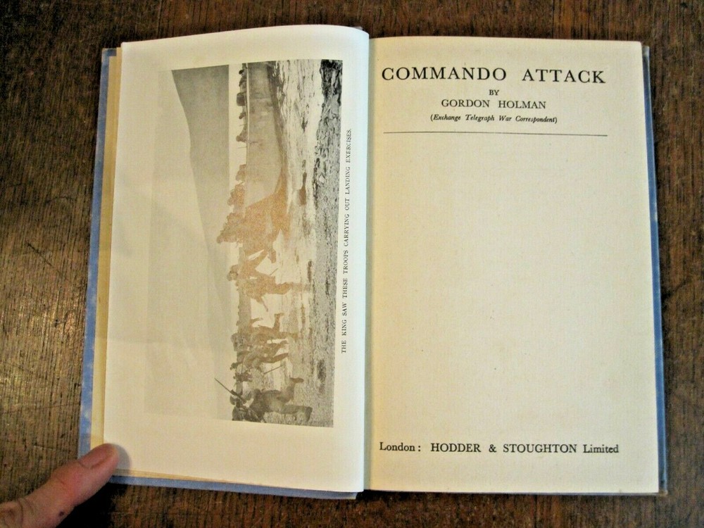 3 WWII BOOKS - COMMANDO ATTACK, COMBINED OPERATIONS, TOBRUK COMMANDO