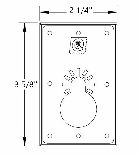 QBit SQ1000-S-LV Oscillating Multi Tool Saw Blade Single Gang Wall Outlet Box