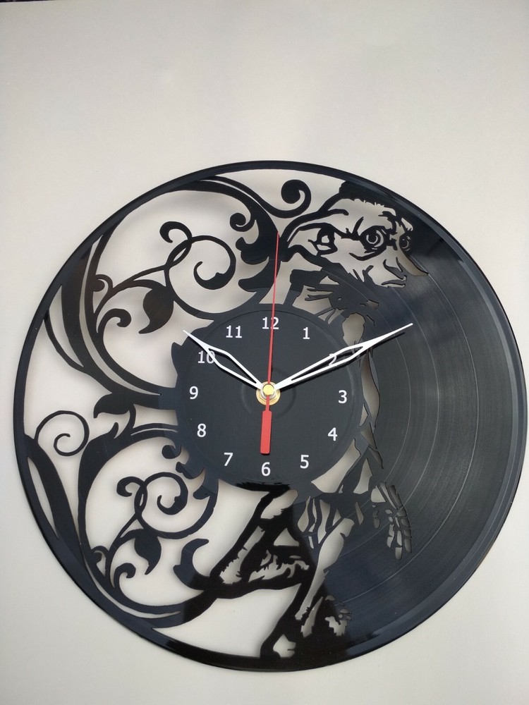 Vinyl Clock Dobby Wall Clock Unique Art Design Vinyl Record Wall Clock 119