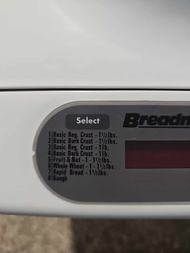 BREADMAN TR441 Automatic Bread Maker Makes 2 Sizes - No Box, Never Used!