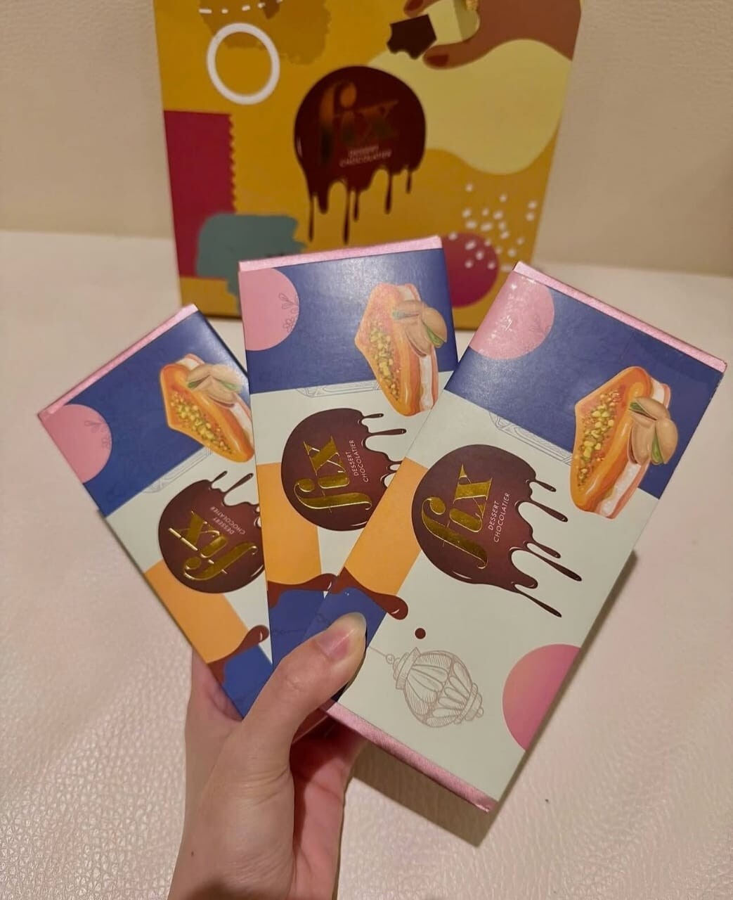 Fix Dubai Viral Kunafah Chocolate Pack Of 5, FIX Can't Get Knafeh of It Chocolat