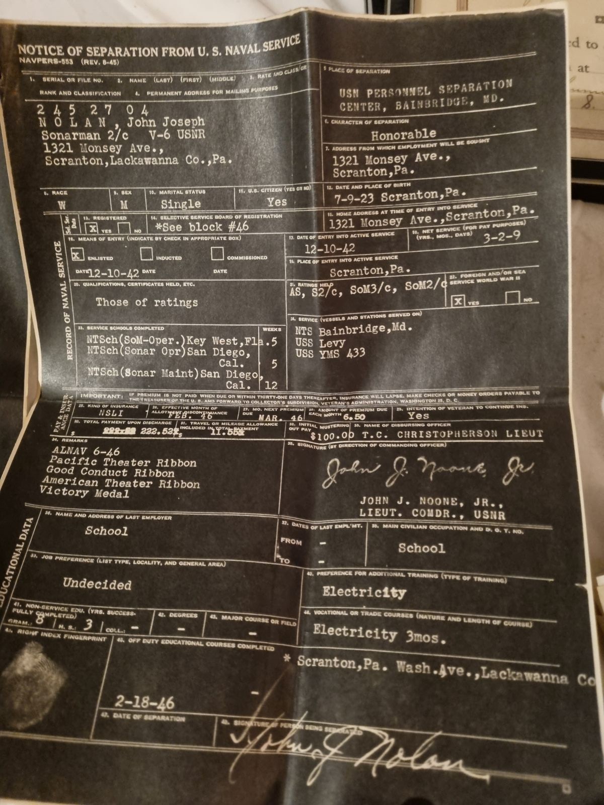 Antique Documents Deeds Letters Military Papers More