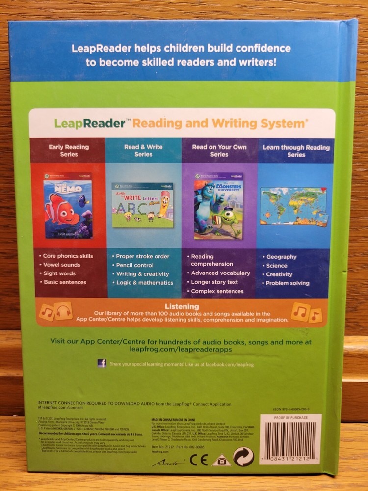 Leap Frog LeapReader Get Ready for Kindergarten Reading & Mathematics