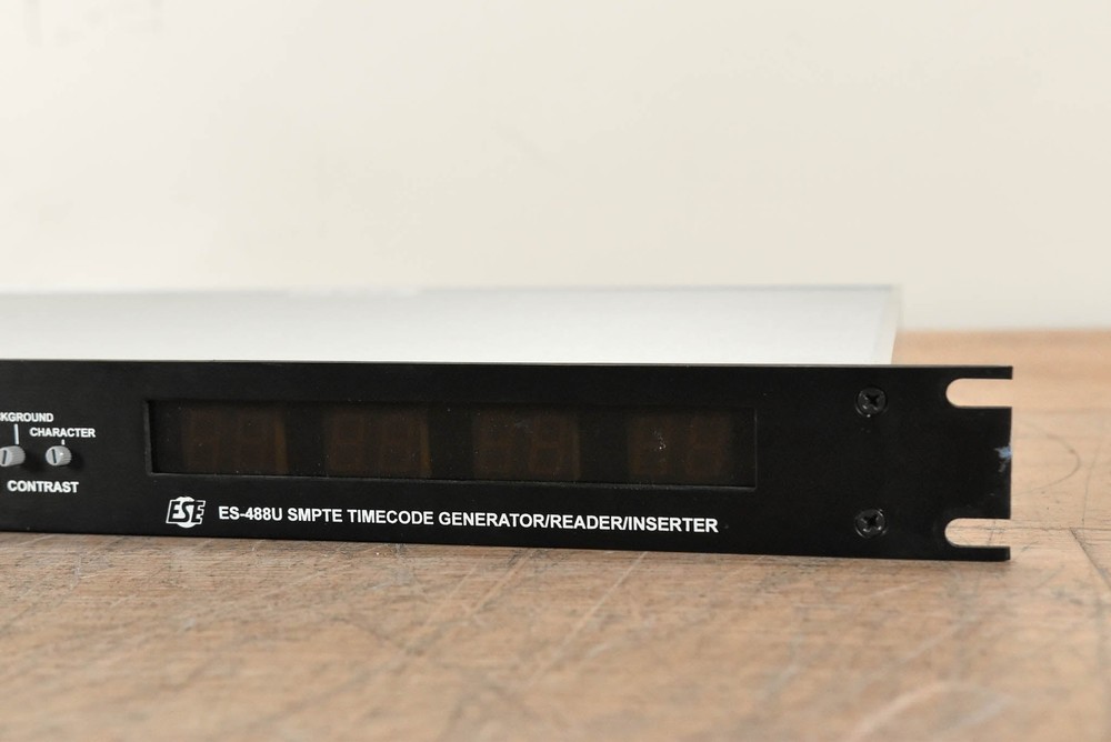 ESE ES-488U SMPTE / EBU Time Code Reader, Generator, and Video Inserter CG00PRF