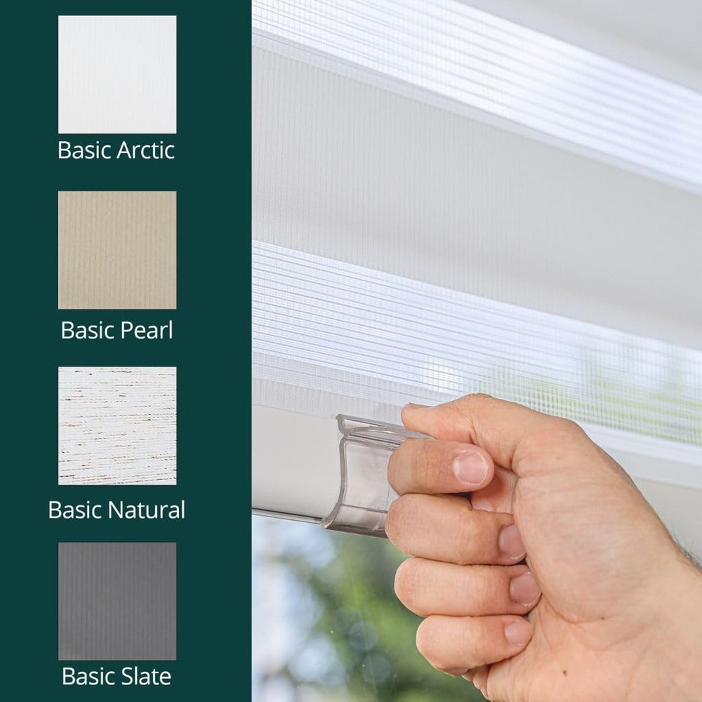Zebra Blinds, Roller Window Shades, Blinds for Windows, Roller Shades for Win...