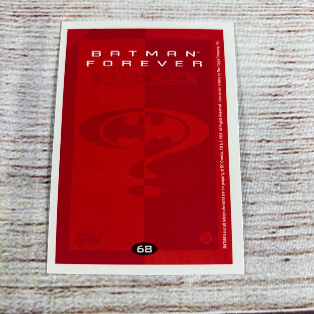 1995 Topps Batman Forever Sticker - #68 Psychedelica