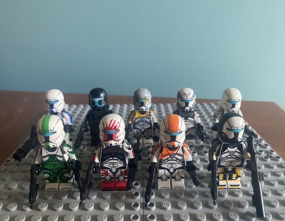 CUSTOM Star Wars WOLF PACK Commando Clone Trooper